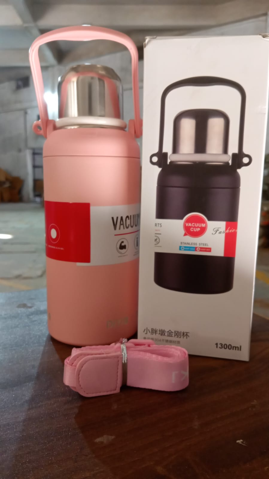 13036 Stainless Steel tumblers 316 Stainless Steel, Vacuum Insulated Cup / Bottle, Portable Travel Kettle / Water Bottle with Handle, Outdoor Large Capacity Sports Kettle Cups / Bottle (1300 ML) 13036 Stainless Steel tumblers 316 Stainless Steel, Vacuum Insulated Cup / Bottle, Portable Travel Kettle / Water Bottle with Handle, Outdoor Large Capacity Sports Kettle Cups / Bottle (1300 ML)